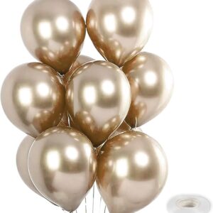 Champagne Metallic Balloons