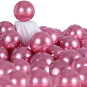 Pink Metallic Balloons