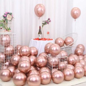 Rose Gold Metallic Balloons