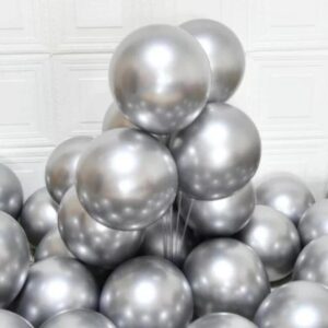 Silver Metallic Balloons