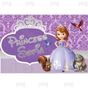 Sofia The Princess Theme Backdrop