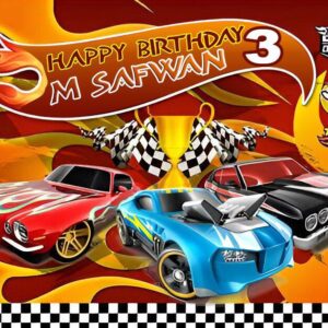 Hot Wheels Balloon Backdrop