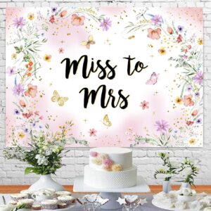 Bride To Be Backdrop in Black and Pink