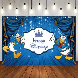 Donald Duck Birthday Backdrop