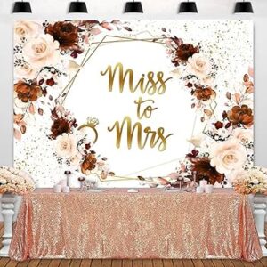 Bride To Be Backdrop in Roses