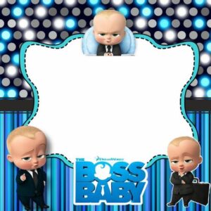 Baby Boss Birthday Backdrop
