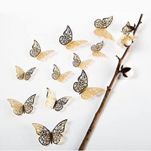 3D butterflies pack of 12