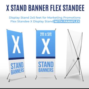 Customise standee panaflex print with stand