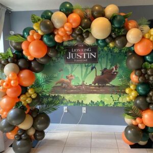Lion King Balloon Decor with Backdrop