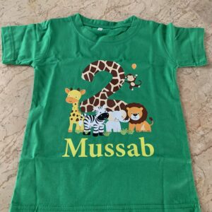 Jungle theme customise shirt