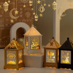 Mini lantern for decor in golden